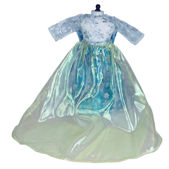 American Girl 18" CAROLINE DOLL + Meet Outfit Book Frozen Elsa Costume Tiara BOX - Picture 14 of 16